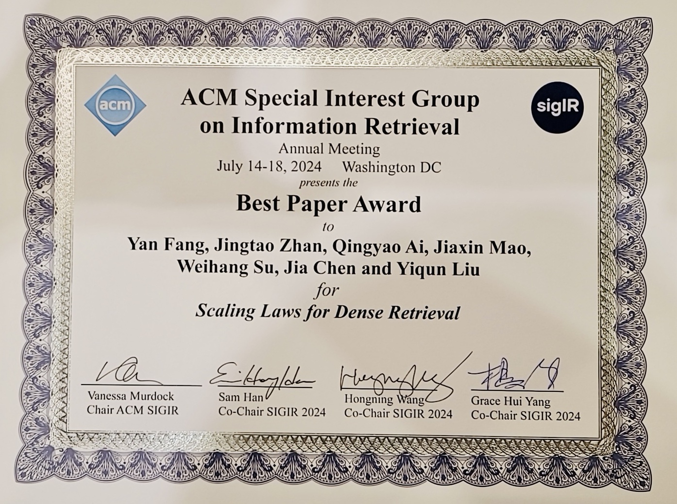 Best Paper